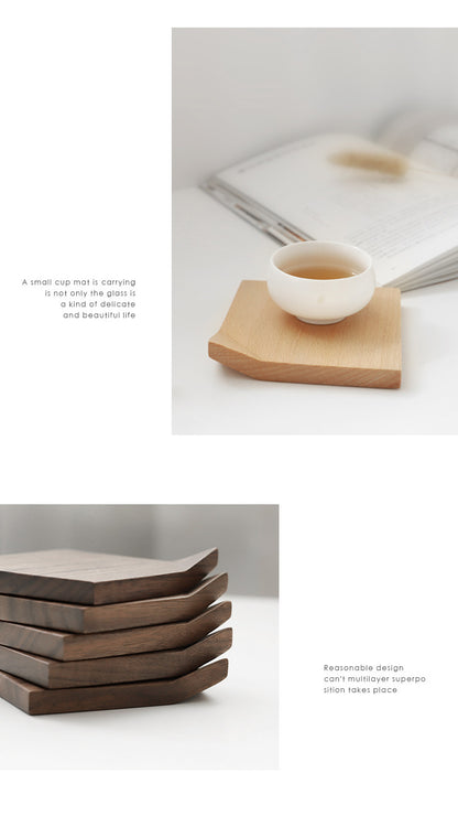 Wood Coaster | Black Walnut, Japanese Style