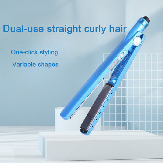 Titanium Alloy Hair Straightener | Blue, Portable