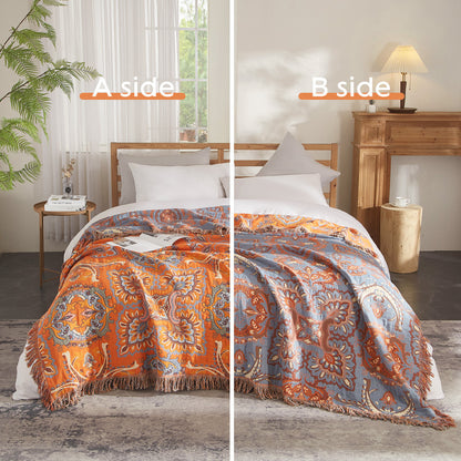 Cotton Blanket | Bohemian-style, Gauze, 150*200 cm