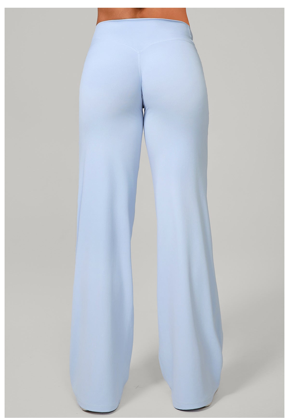 Cotton Blend Yoga Pants | High-Waisted, Straight Leg