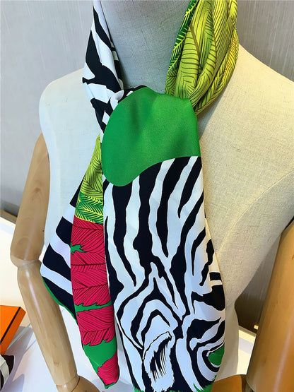Silk Twill Square Scarf | Pegasus Angel Wings