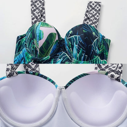 One-Piece Swimsuit | High-Waisted, Solid Color, Women