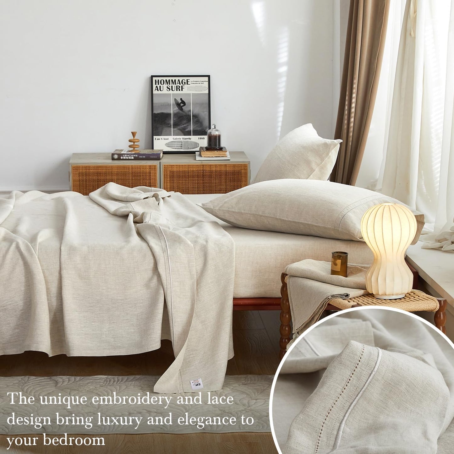 Simple Opulence 100% Pure Linen Sheet Set