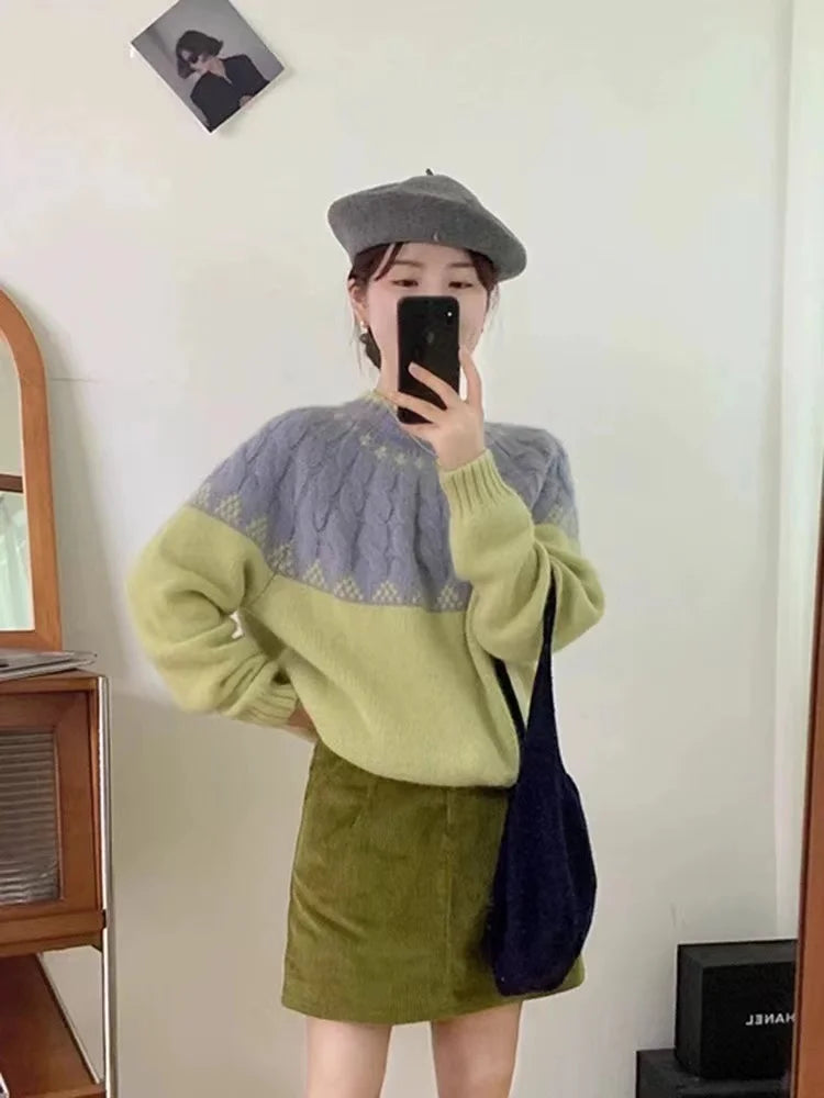 Crochet Sweater | Advanced Color Blocked Design