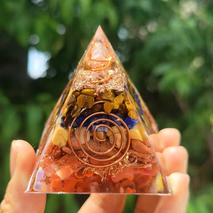 Synthetic Resin Pyramid | Handmade, 5CM to 10CM