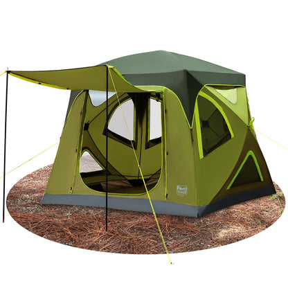 Weather Resistant Pop-Up Tent | 4 Person, Green