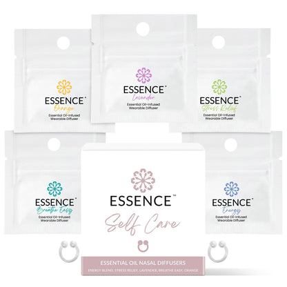Essential Oil Nasal Diffuser Rings | Self Care Bundle