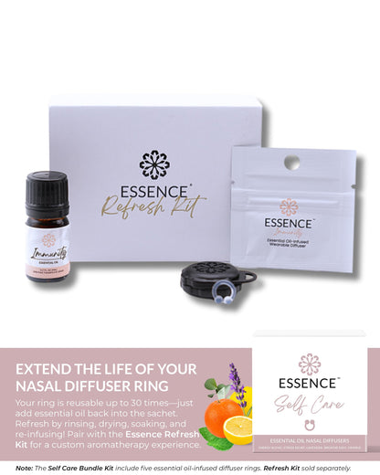 Essential Oil Nasal Diffuser Rings | Self Care Bundle