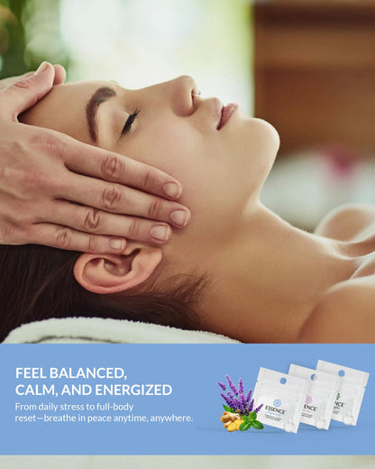 Essential Oil Nasal Diffuser Rings | Self Care Bundle