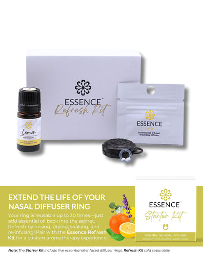 Essential Oil Nasal Diffuser Rings | Self Care Bundle
