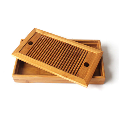 Bamboo Tea Tray | Simple Dry Brewing Table, Travel Set