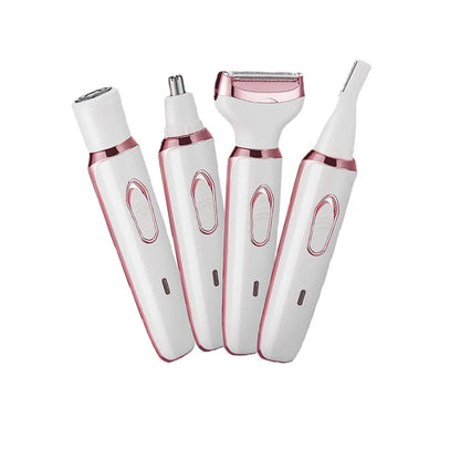 Stainless Steel Hair Remover | Rose Pink, USB Rechargeable