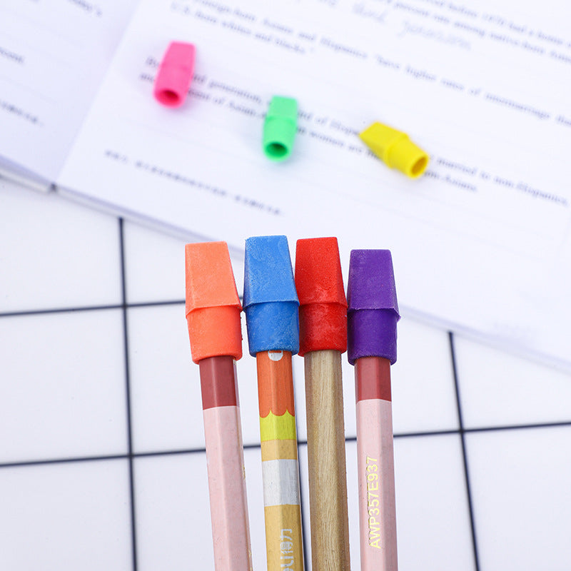Color Knife Head Bullet Eraser Pencil Stub Eraser Student Torch Eraser Replacement