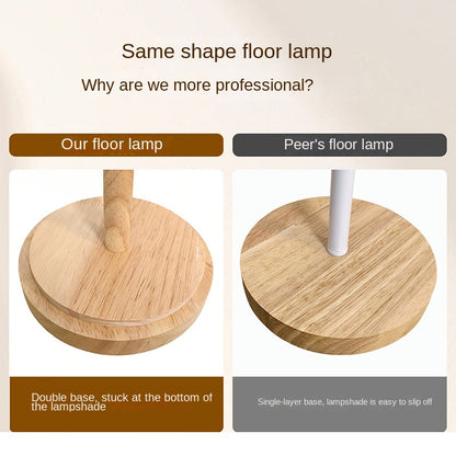 Bamboo Floor Lamp | Japanese Style, Dimmable, LED
