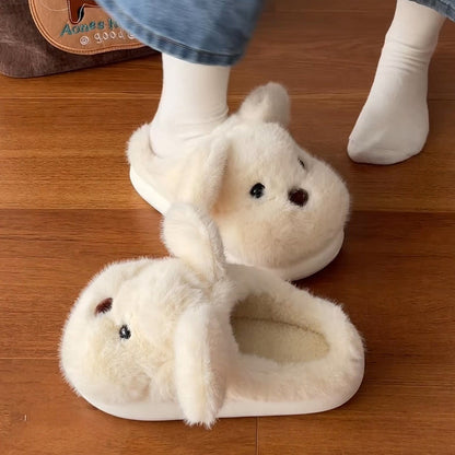 Cotton Dog Slippers | Yellow, Cute, Indoor & Outdoor