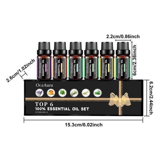 Essential Oil Set, Relieve Body Fatigue Moisturize Dry Skin Lock Water Hydrating Essential Oil