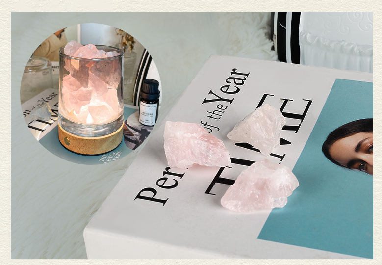 Fragrance Crystal Diffuser | Handmade Smoky Grey Glass