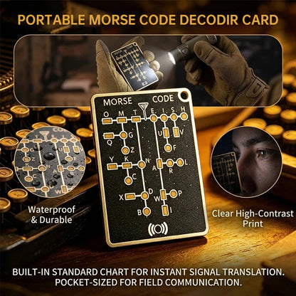 Morse Code DIY Kit | PCB Board with LED Light & Key