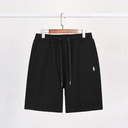 Polyester Embroidery Shorts | Unisex, Summer, Loose Fit