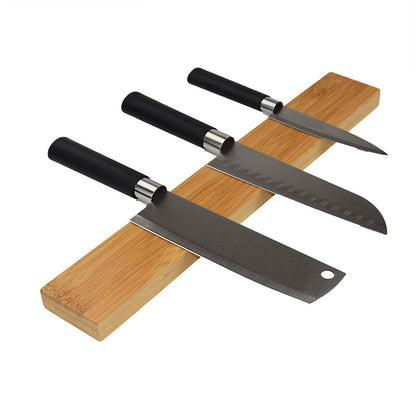 Bamboo Knife Rack | 40x6x2cm, Wall Hanging Storage