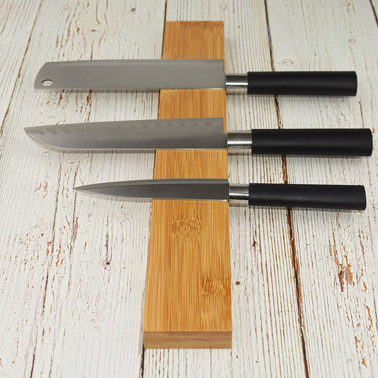 Bamboo Knife Rack | 40x6x2cm, Wall Hanging Storage