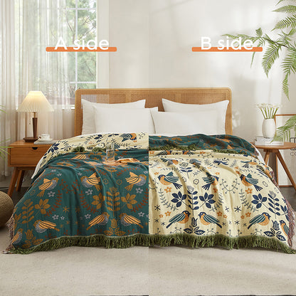 Cotton Blanket | Bohemian-style, Gauze, 150*200 cm