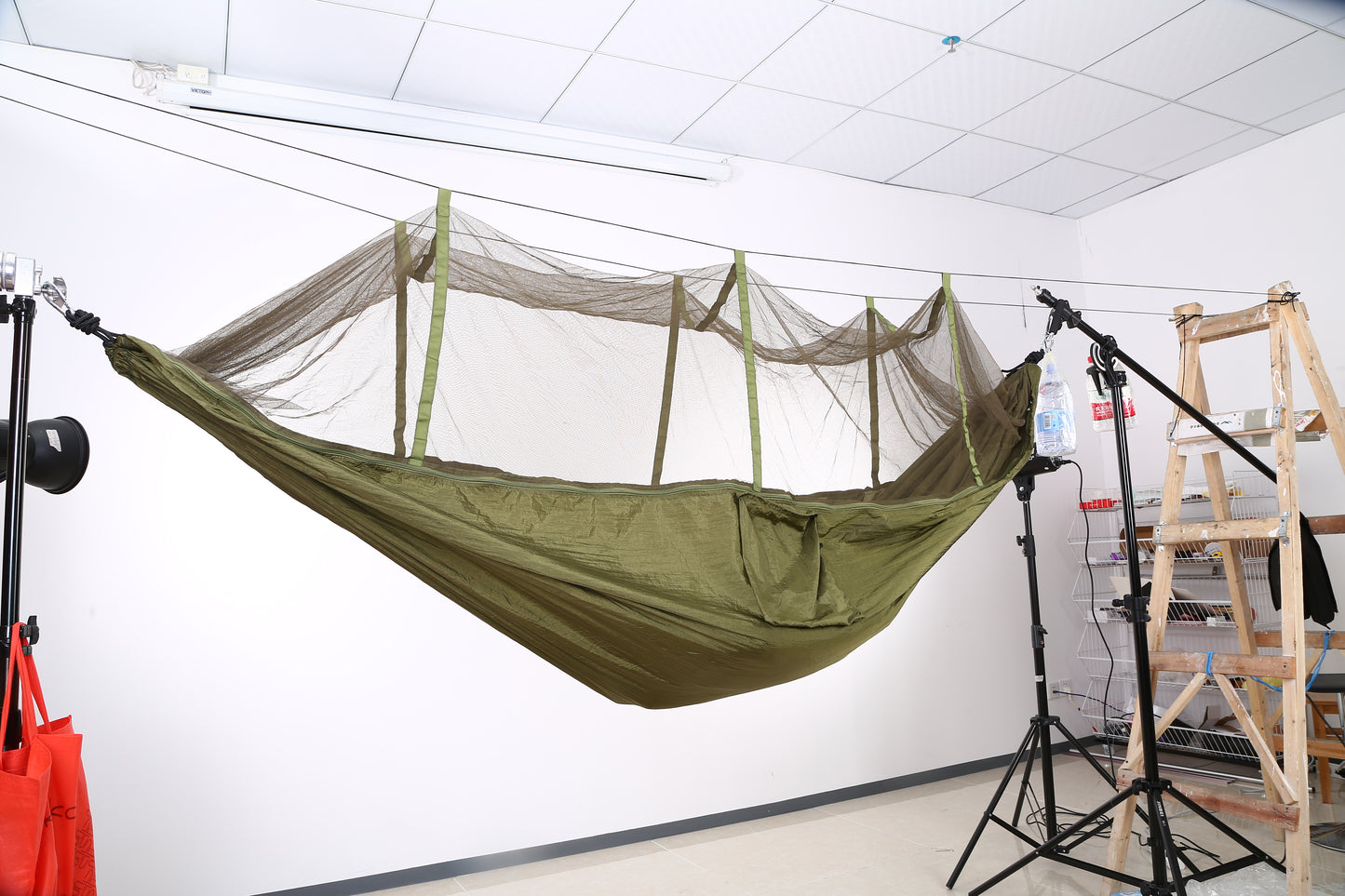 Parachute Nylon Hammock | 600lbs Load, Camouflage