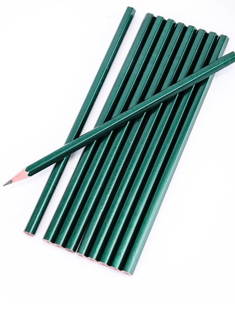 Green Rod Pencil 2B Sketch HB Painting Student Stationery