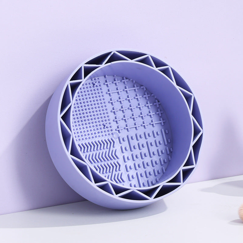 Soft Rubber Makeup Brush Cleaner | Beauty Tool & Wash Bowl
