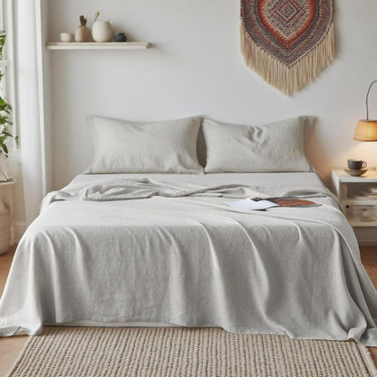 Linen Sheet Set | 100% Pure Linen, Full Size
