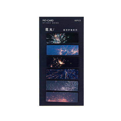 Moonlit Co Night Sky Star Index Marker Post It Notes 90 Cards