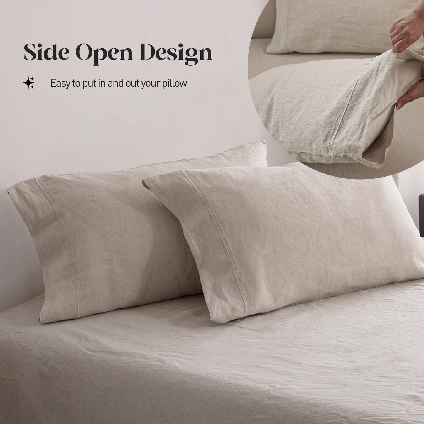 Simple Opulence 100% Pure Linen Sheet Set