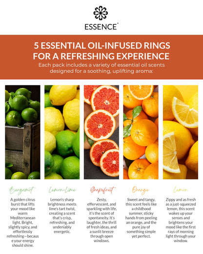 Essential Oil Nasal Diffuser Rings | Self Care Bundle