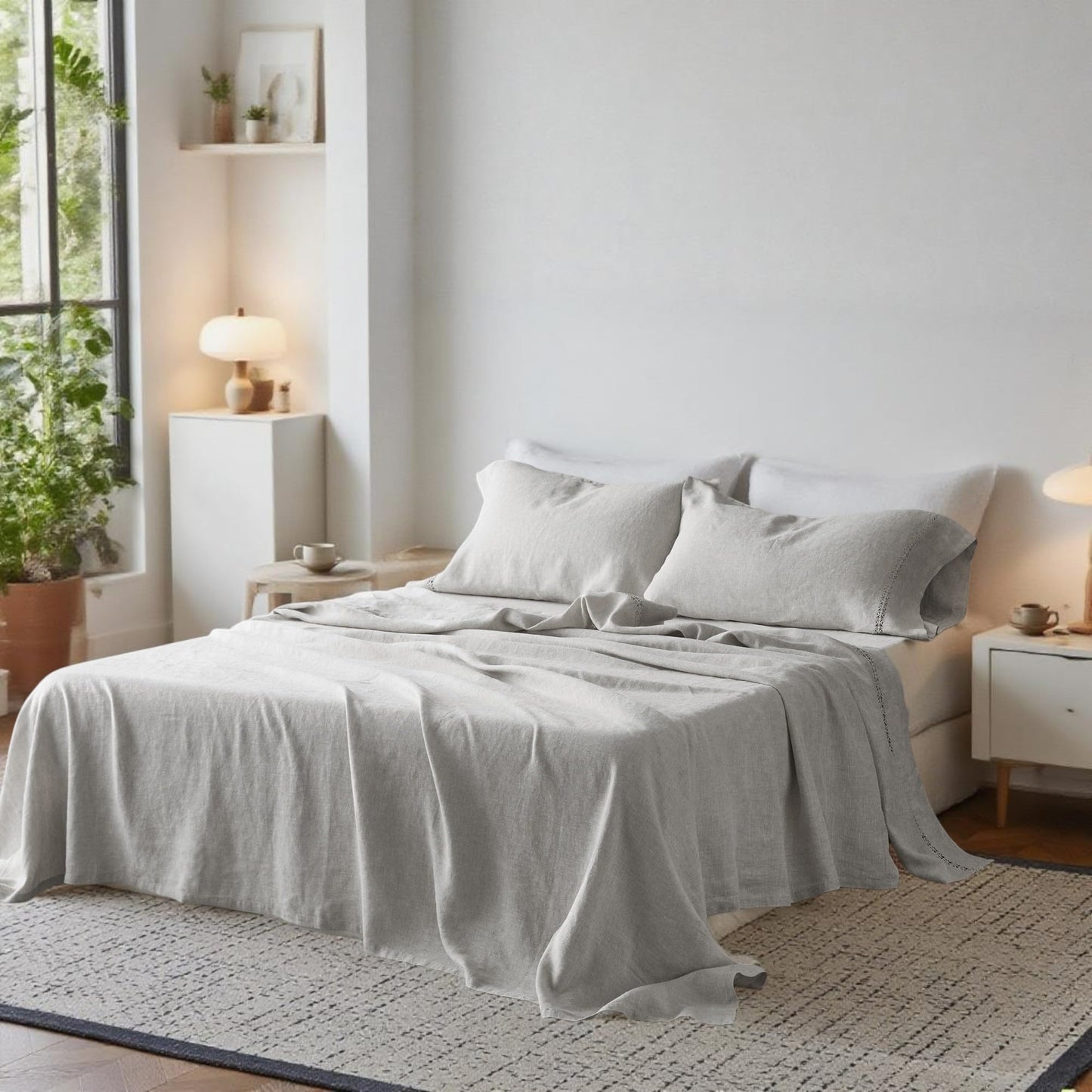 Simple Opulence 100% Pure Linen Sheet Set