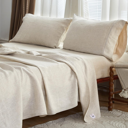 Linen Sheet Set | 100% Pure Linen, Full Size