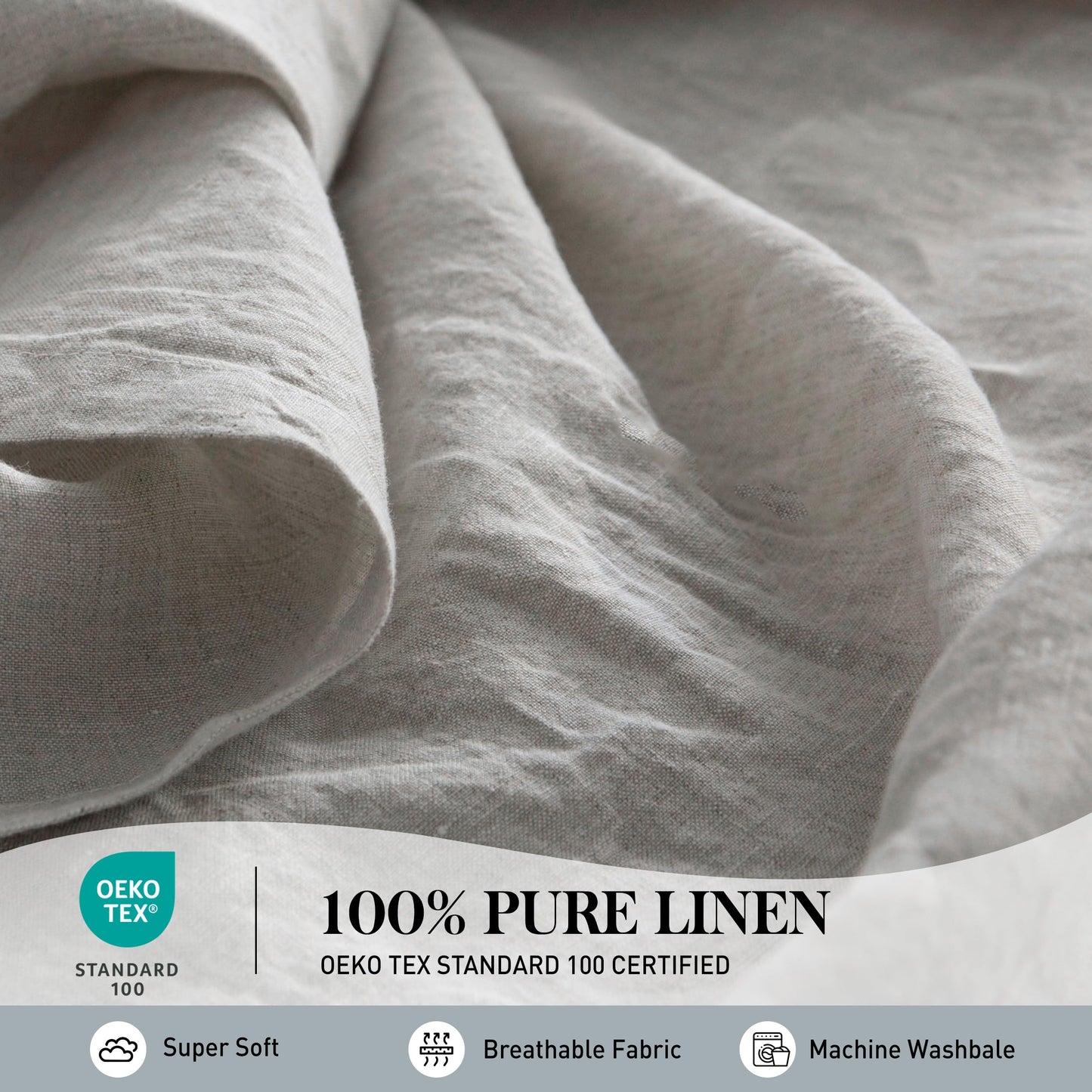 Simple Opulence 100% Pure Linen Sheet Set