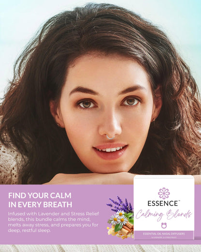 Essential Oil Nasal Diffuser Rings | Self Care Bundle
