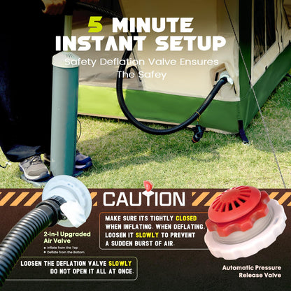 Inflatable Tent | Quick-Setup Glamping Air Tent