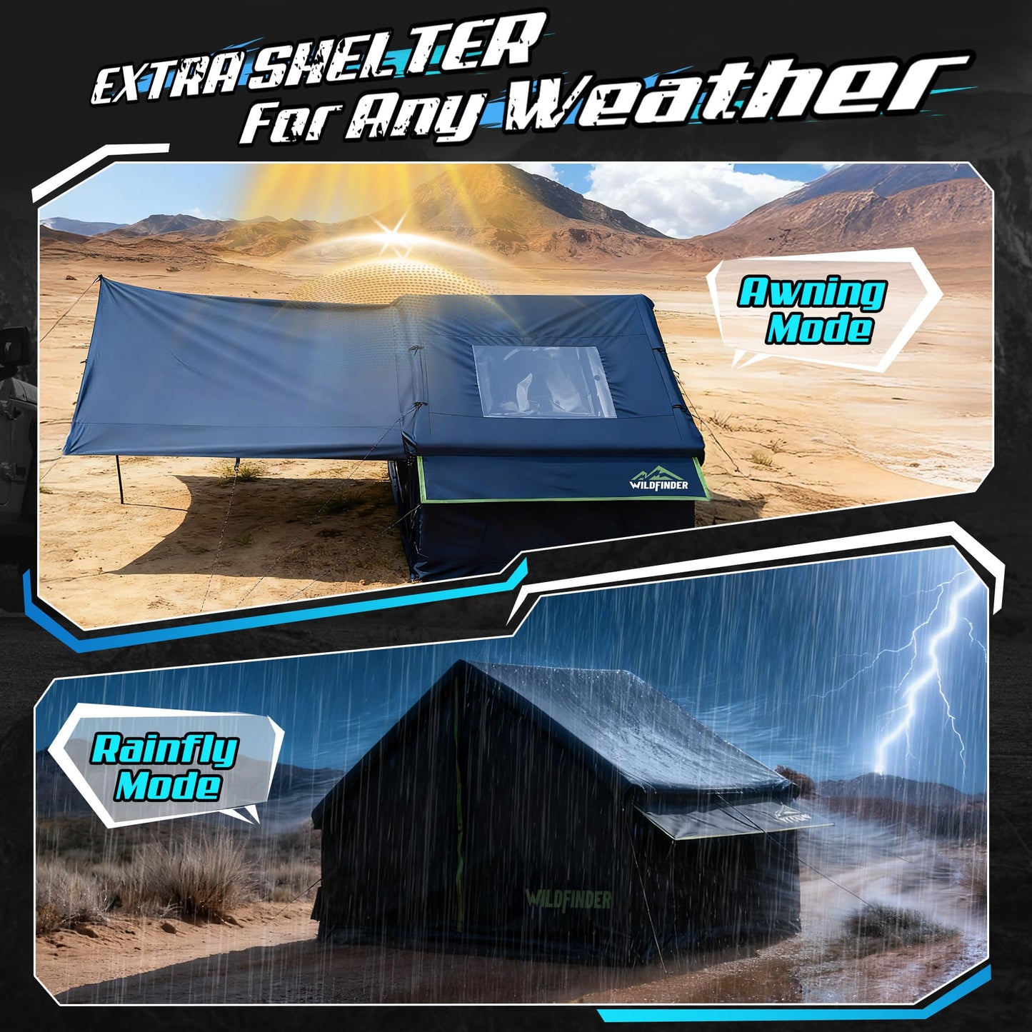 Inflatable Tent with Skylight, Quick Setup Blow Up Tents with Pump, Hot Tent with Stove Jack, Waterproof Oxford Inflatable House for Camping, Air Glamping Tents for Camping Adult