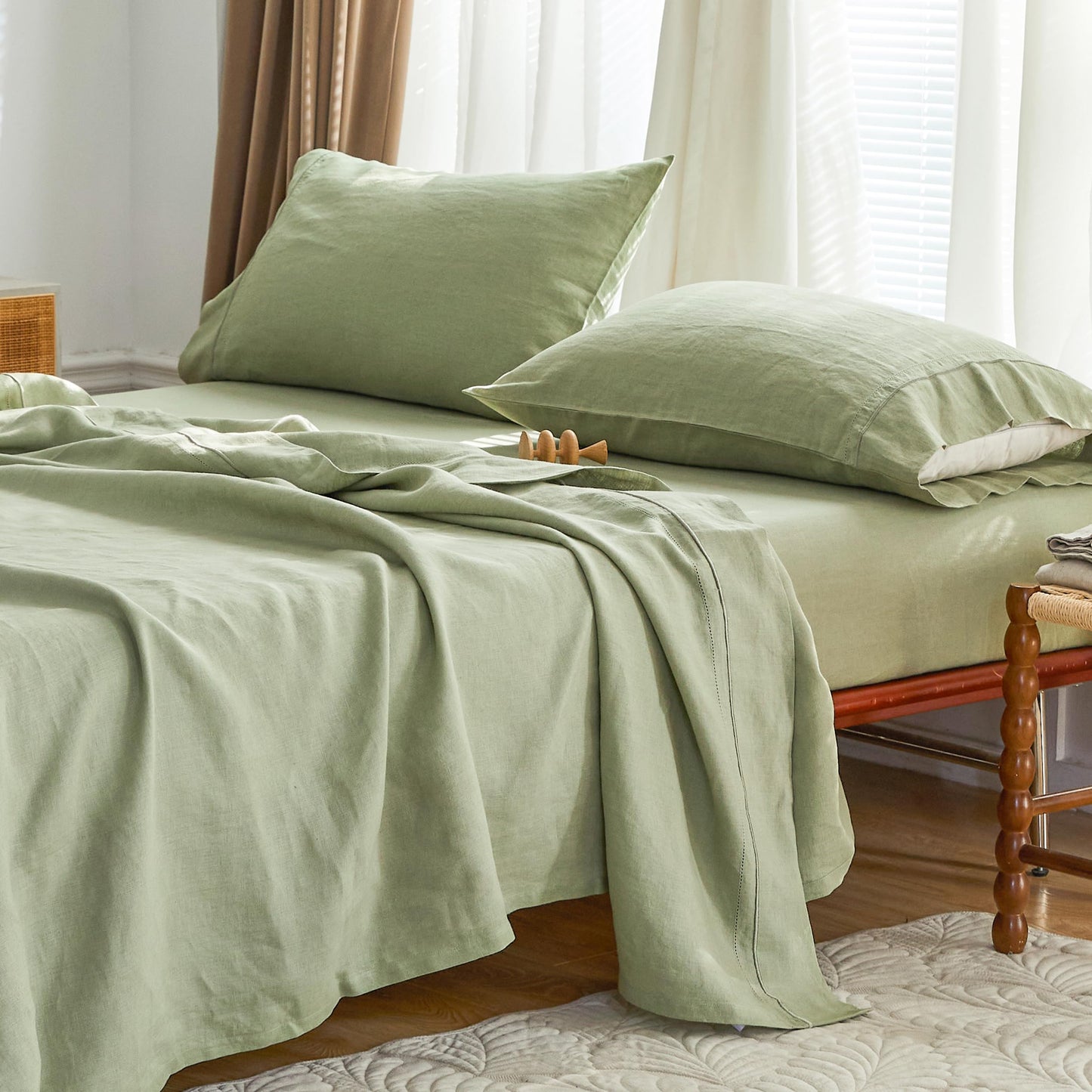 Simple Opulence 100% Pure Linen Sheet Set