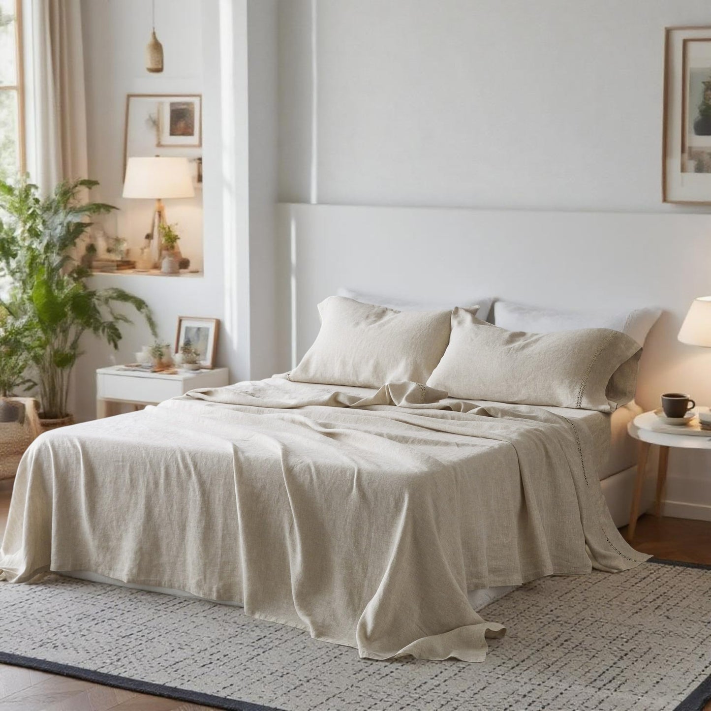 Simple Opulence 100% Pure Linen Sheet Set