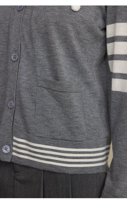 Wool Blend Striped Sweater | Long Sleeve, Women, Casual
