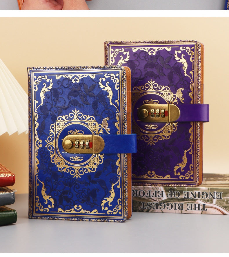 Thickened Creative A5 Password Diary With Lock