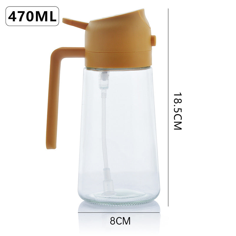 Olive Oil Dispenser | 2-in-1 Sprayer & Pourer