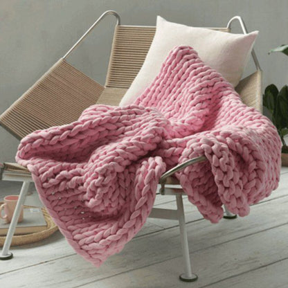 Polyester Weighted Blanket | Hand-woven, Dark Blue, 100cm