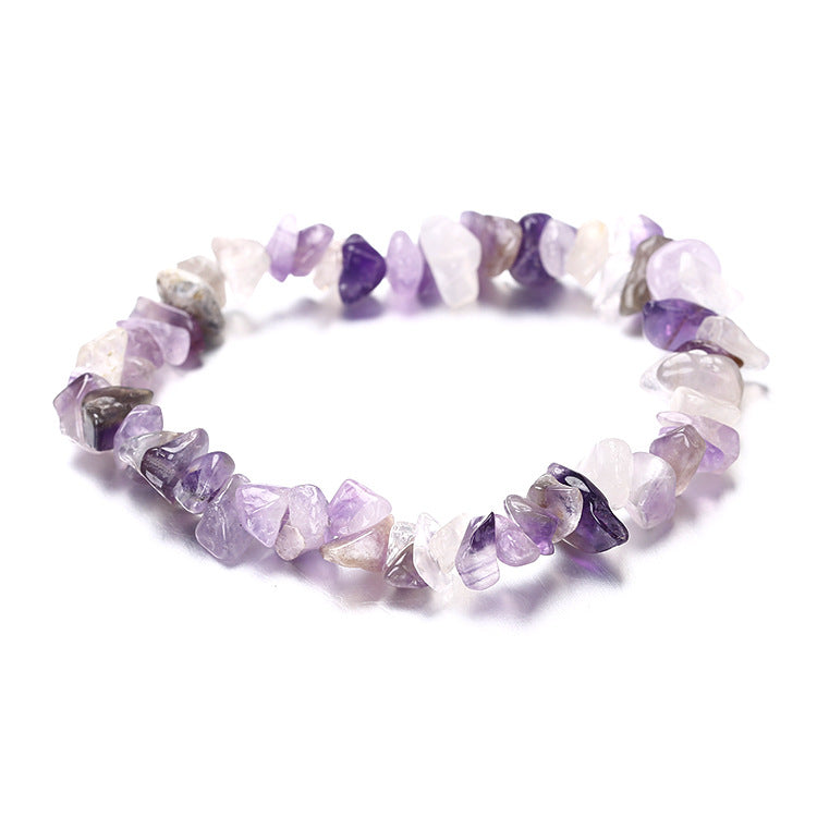 Natural Stone Beaded Bracelet | Irregular Crushed Stone