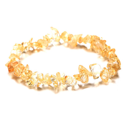 Natural Stone Beaded Bracelet | Irregular Crushed Stone