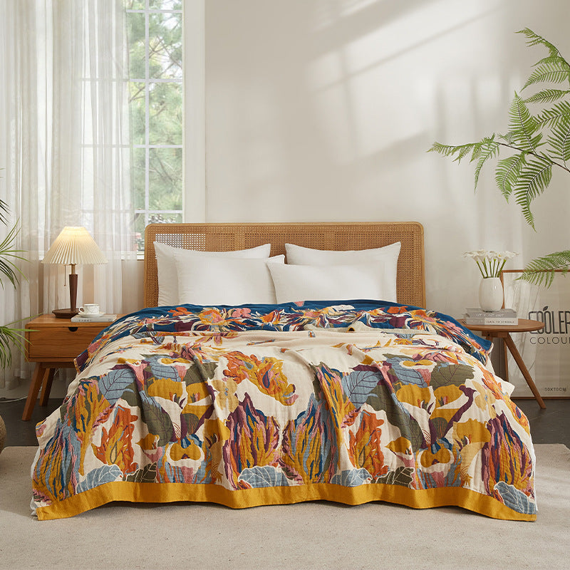 Cotton Blanket | Bohemian-style, Gauze, 150*200 cm