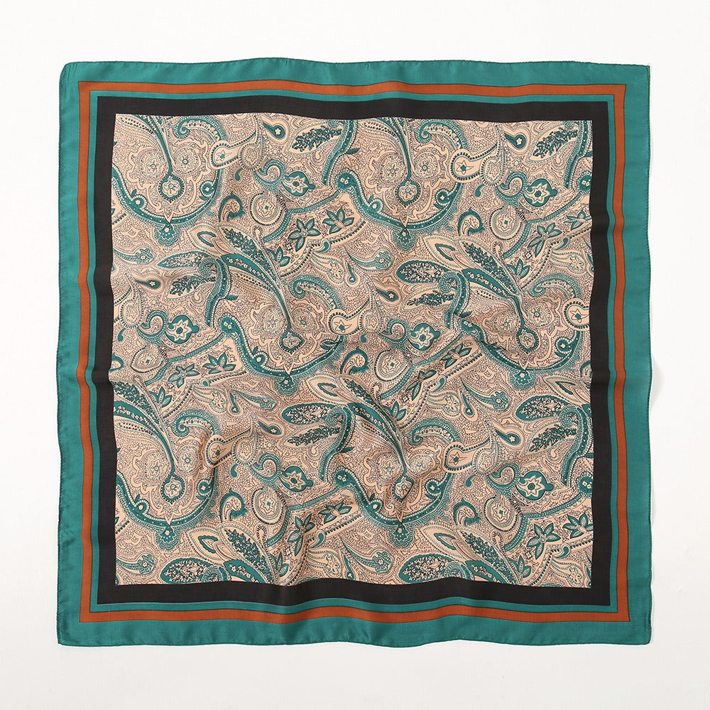 Fashionable and Western style scarf, cashew flower, women's headscarf square scarf