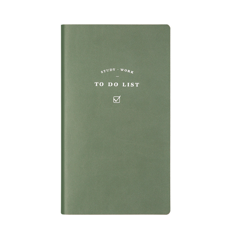 To Do List Notebook — PU Cover, 96 Pages, Macaron & Morandi Colors